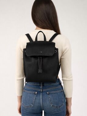 Matt & Nat Vegan Mumbai Med Backpack Black Purity